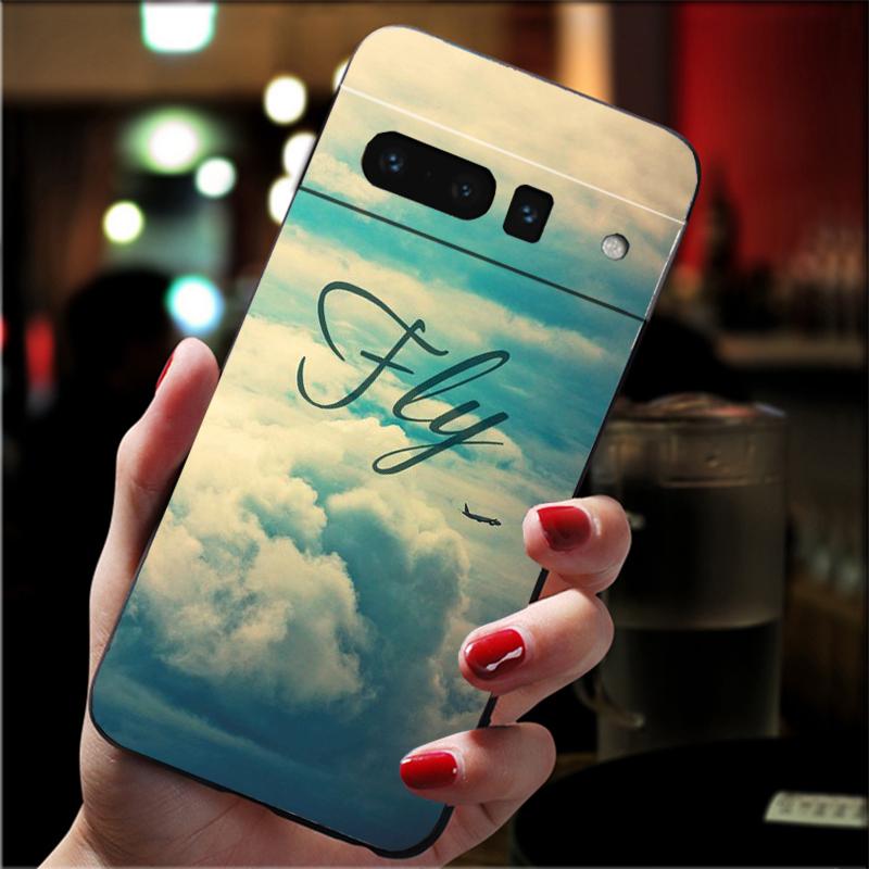 Aircraft Airplane fly travel cloud Plane Phone Case For Google Pixel 10 Pro 9 Pro XL 9A 8 7 6 Pro Pixel 8A 7A 6A Pixel 8 7 6 5