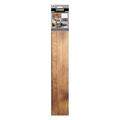 [R1498] - Set of 6 'Imitation Wood' Stickers - 60x10 Cm