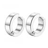 1 Pairs Fake Ear Clip Hoop Earrings for Men Women Stainless Steel Painless Non Piercing Fake Earrings Jewelry Gifts