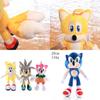 Adorable 28cm Sonic The Hedgehog Shadow Amy Rose Knuckle Tail Plush Toy For All Ages