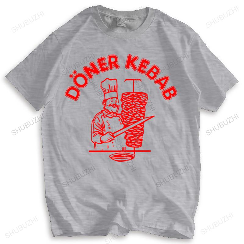 Hot Sale Men Brand  Summer Cotton Tshirt Doner Kebab Soft Breathable Teeshirt  Loose Tops for Him Plus Size Tshirt