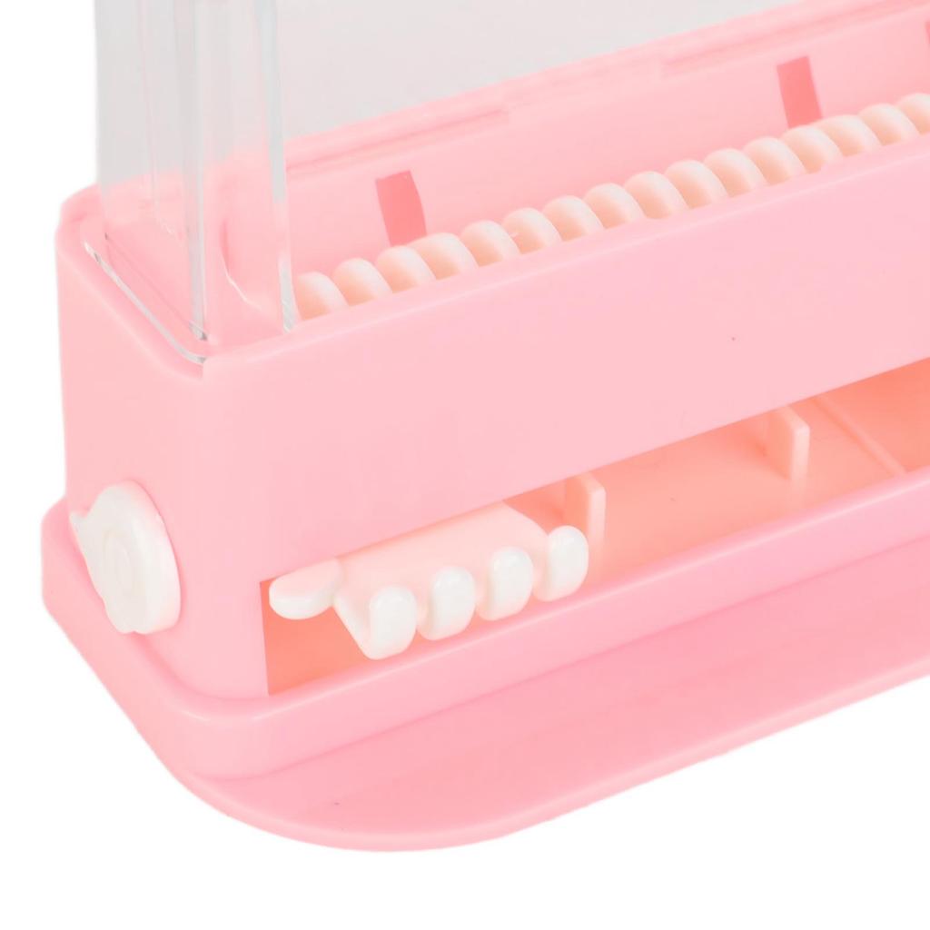 Applicator Holder Box Transparent Large Capacity Plastic Dental Applicator Brush Dispenser