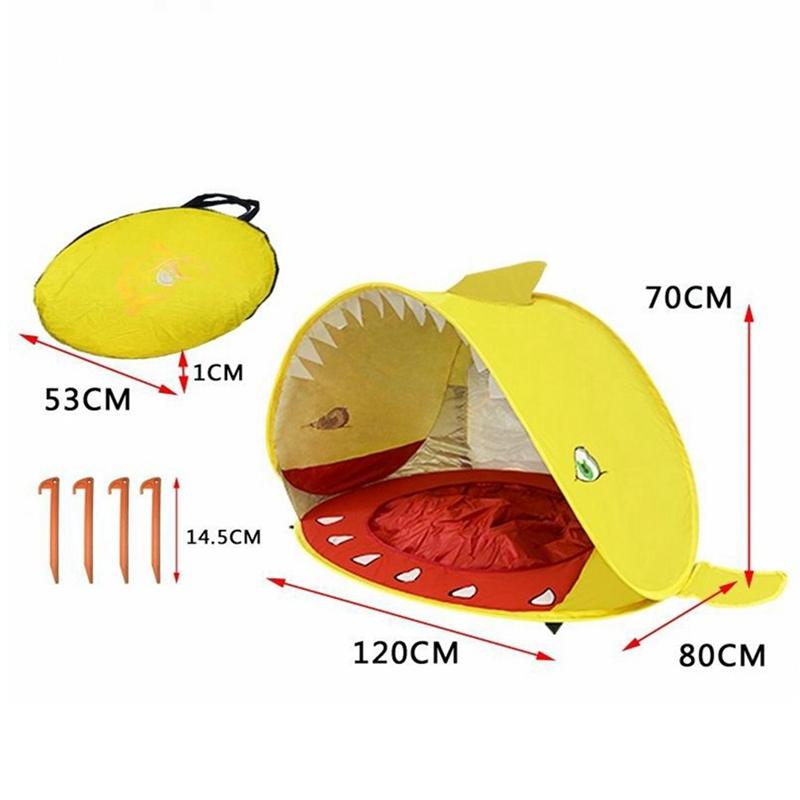 Baby Kinder Strandzelt Sonnenschutz Wasserspielzelt Tragbarer Strandpool