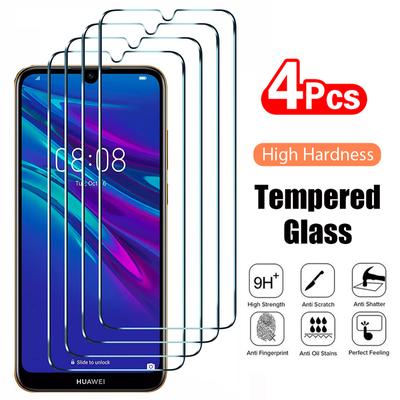 4PCS Gehärtetes Glas für Huawei P Smart 2019 P Smart ZS 2021 Displayschutzfolie für Huawei P30 Lite P20 Pro P40 Lite E P50 Glas