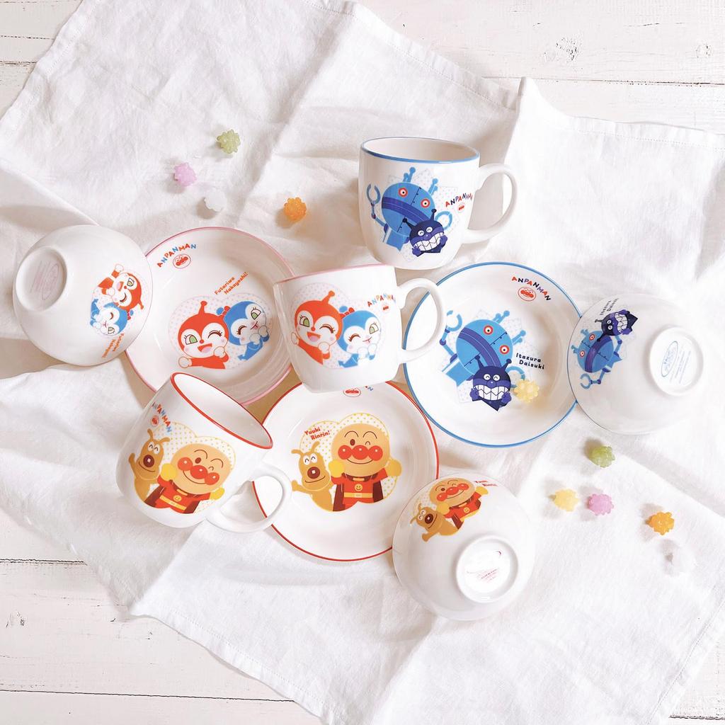 Arroz 10 x 5cm Com Baikinman e Bebê Arroz Aniversário 190170 "Vamos Lá! Tigela de Tamanho da Palma "Anpanman", Aprox.. Diâmetro, Dadandan, Infantil