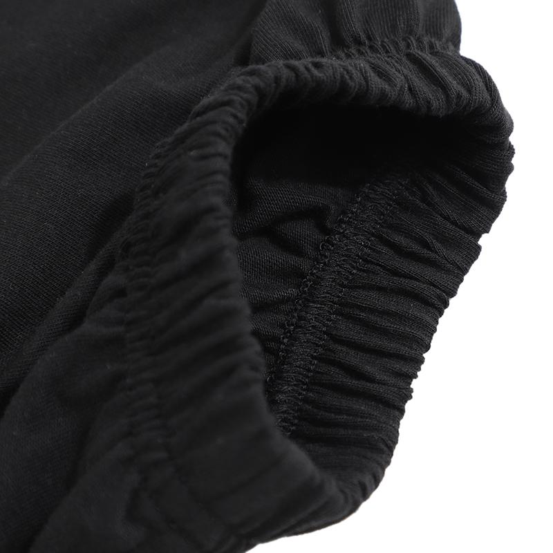 Puma Logo Embroidered Drawstring Casual Sport Moisture-Wicking Round Neck Short Sleeve Dress Women Dress Black 532632-01