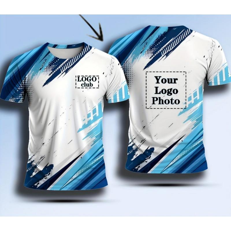 3D Printed Volleyball Jerseys T-shirt For Men Customized Graphic T Shirts Fashion Casual O-Neck Sports Tops Short Sleeve Tees
