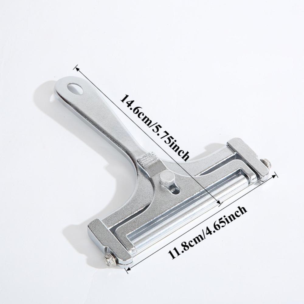 Stainless Steel Wire Cheese Slicer Cheese Planer Tool Adjustable Thickness Cutter Soft Semi-Hard Hard Cheeses Kitchen Cook Tool
