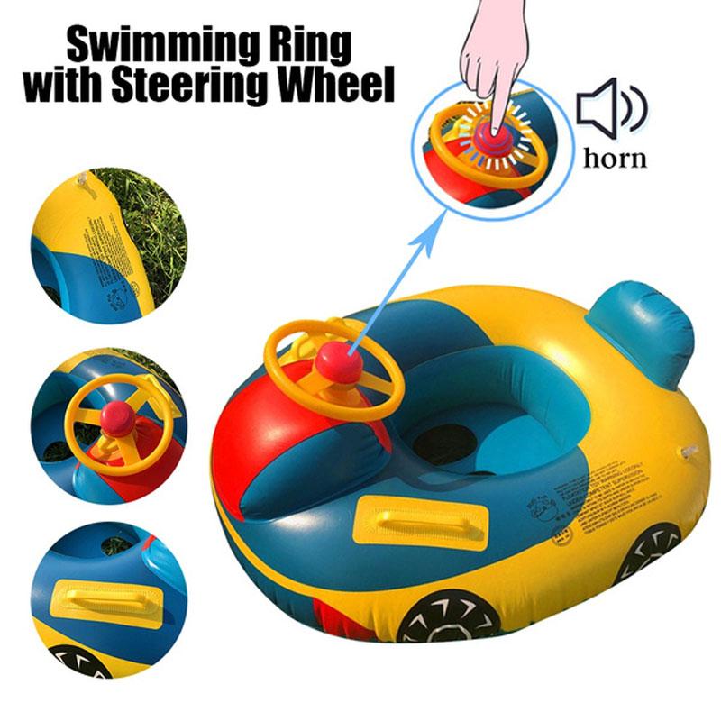 Summer Kids Swimming Pool Floating Circle Seat Swimming Ring Party ...