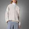 Adidas Originals Striped Logo Half-Zip Track Jacket Men Outerwear Pearl-Grey HM2340