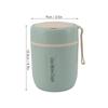 500ml Food-proof Stainless Steel Soup Container for School, Camping, Travel, Beige Color, Insulated Lu Jar Mug (EB05p28evscz-13)