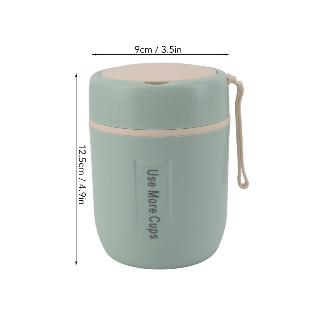 500ml Food-proof Stainless Steel Soup Container for School, Camping, Travel, Beige Color, Insulated Lu Jar Mug (EB05p28evscz-13)
