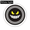 New motorcycle three-color reflective circular reflective plate, electric vehicle LED daytime running turn warning light modific