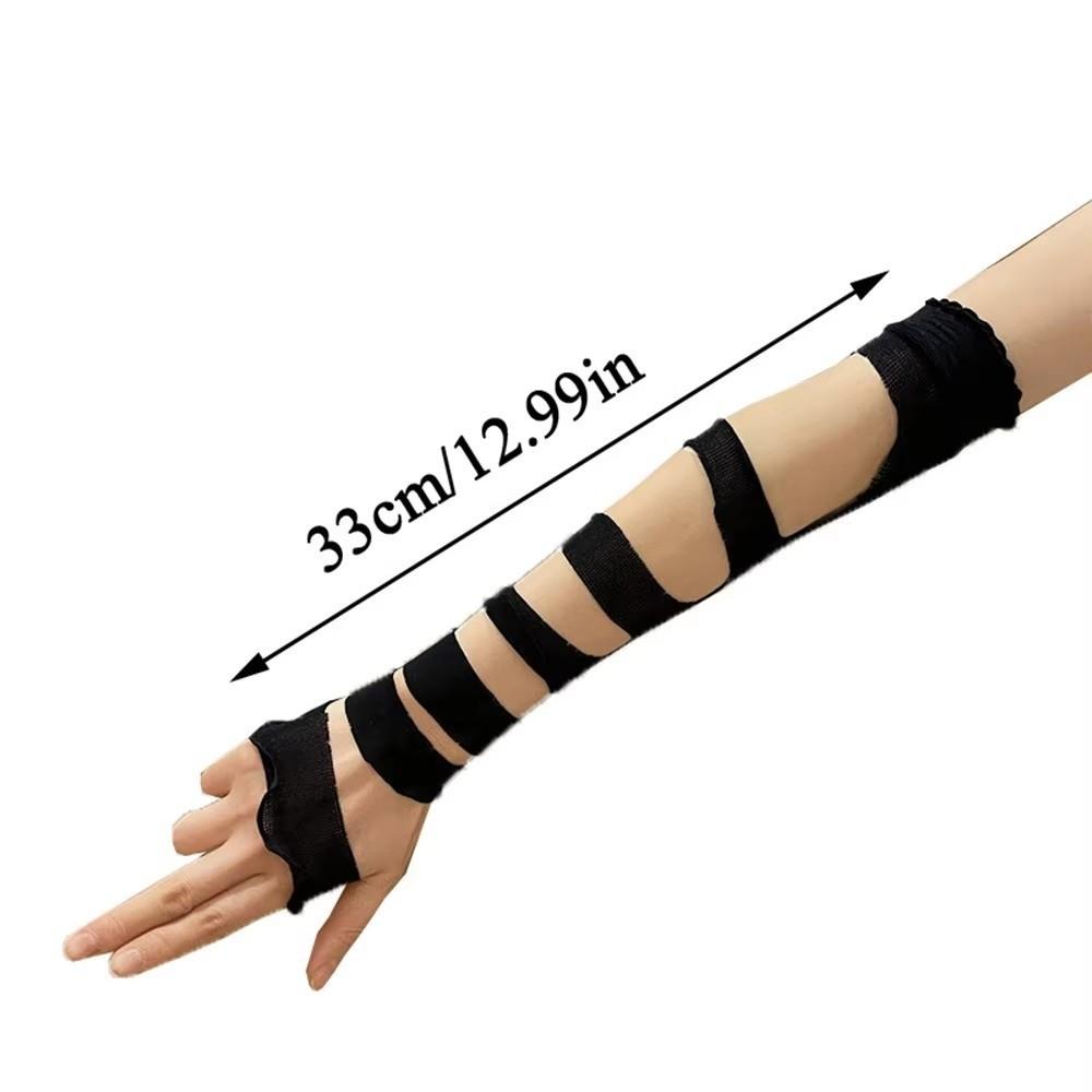Lolita Bandage Gloves Y2K Arm Sleeves Fashion Arm Cover Girl