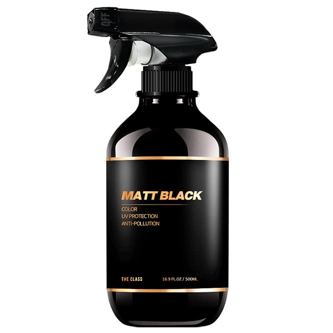 THE CLASS Matt Black Tire Restores Tire Color and Perfect for Car Washes and Car Wax, 500mL, Water-Based, Luster. Washes.