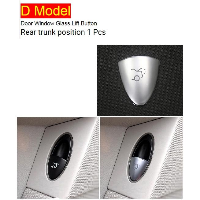 

Подлокотник автомобиля, дверь, окно, стекло, кнопка подъема, наклейка, накладка для Mercedes Benz W219 CLS Class 2003-2009, интерьер D Model Silver