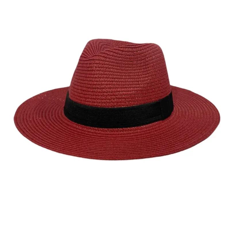Foldable Wide Brim Sun Protection Hat for Men And Women Outdoor Travel Beach Caps Summer Soft Top Straw Cap
