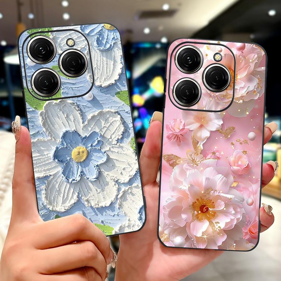 Für Tecno Spark 20 Hülle Spark 20C BG7 BG7n Coole Drachenmuster Hülle Weiche Silikonhülle Für Tecno Spark 20 Pro Spark20 Pro+ Taschen