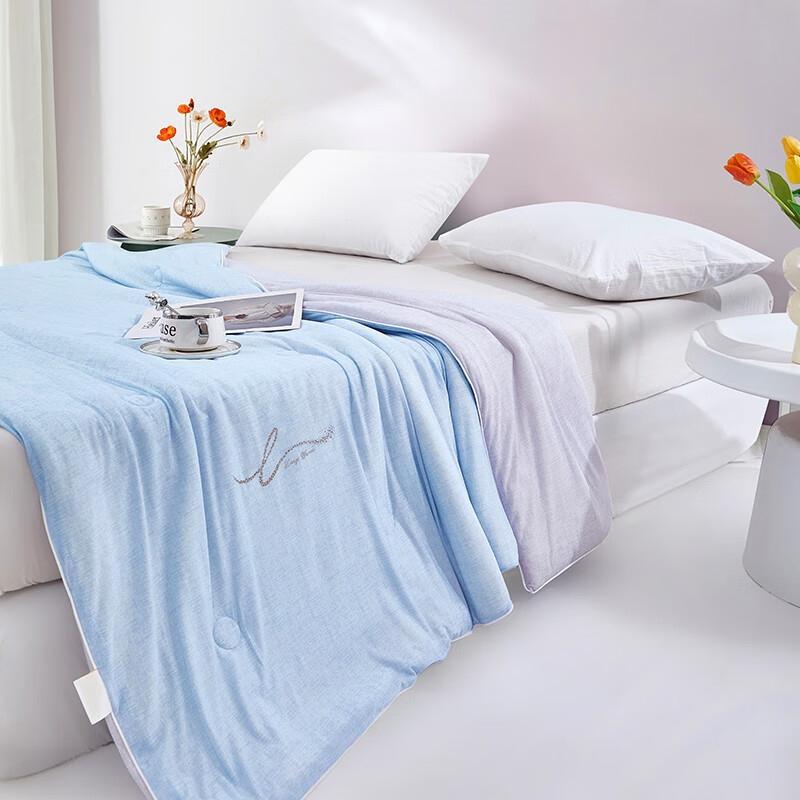 Jinsili Soft Breathable Summer Cooling Mulberry Silk Blend Quilt