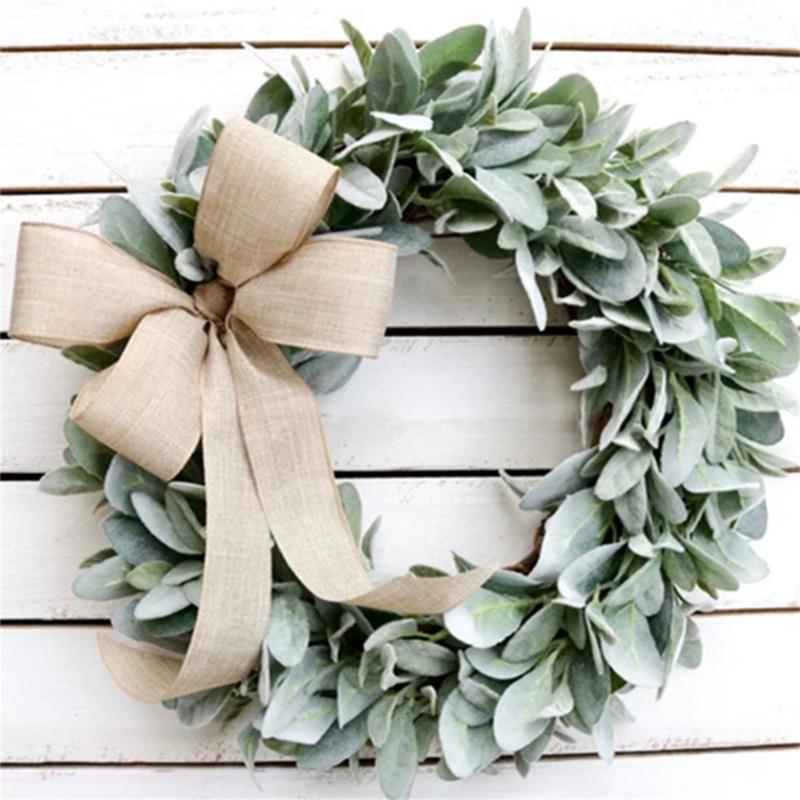 Artificial Vine Leaf Vine Greenery Garlands for Wedding Party Table Decorations DIY Leaf Wreath