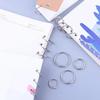 50Pcs Sturdy Metal Binder Rings O Ring Book Binder Rings Keychain Rings  Daily Organizing