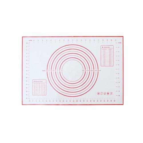 

Силиконовый коврик для выпечки, лист, коврик для замешивания теста для кухни, большой коврик для раскатывания теста, пиццы, антипригарный коврик для раскатывания S(30x40cm) красный