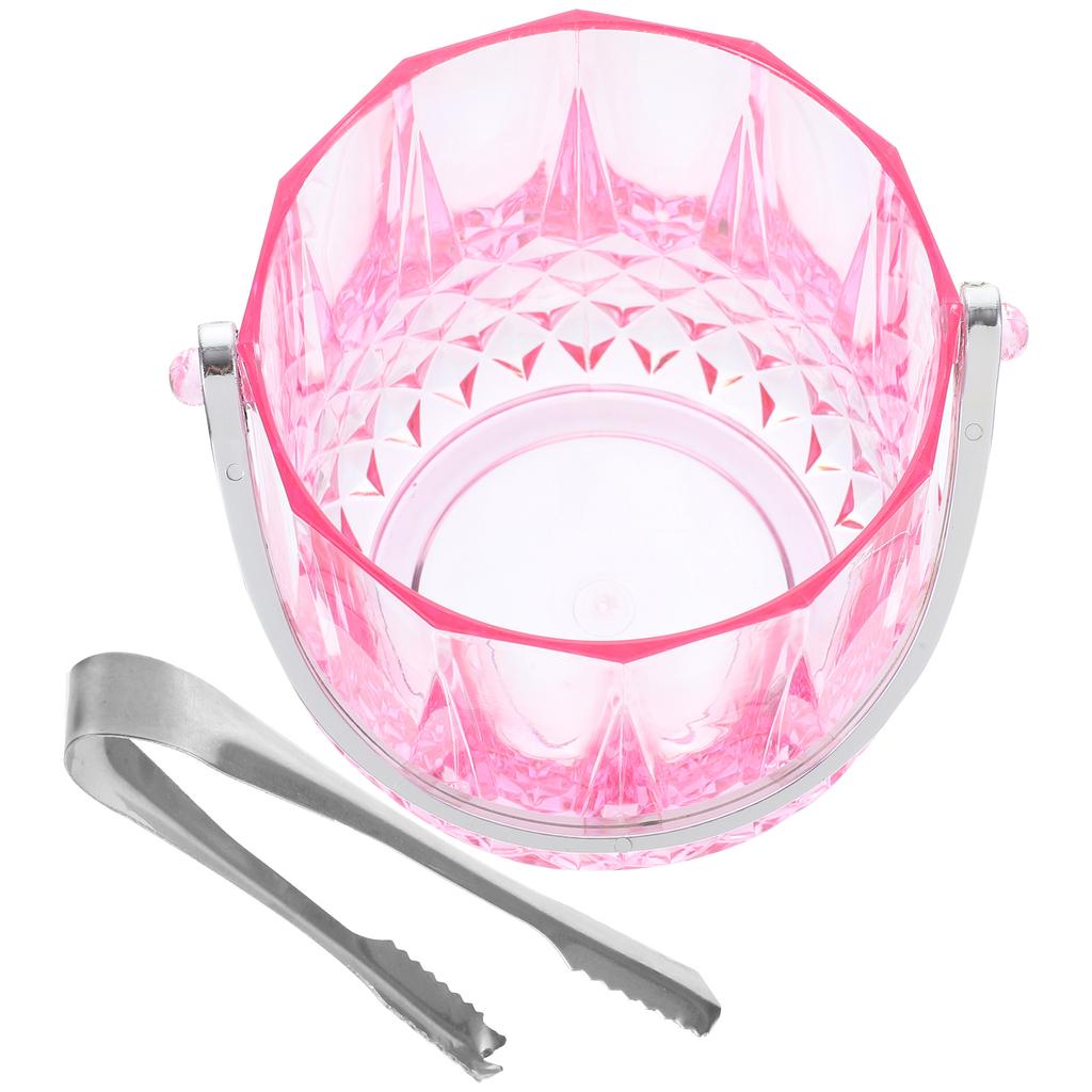 Home Party Small Ice Bucket Clip Set Practical Cube Containers Barrel KTV Beer Cocktail Holder