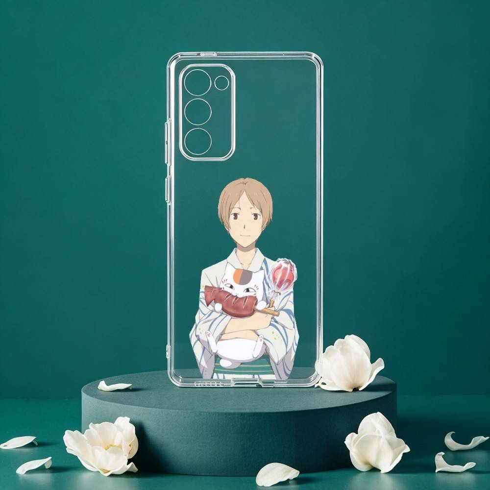 N-Natsumes B-Book of F-Friends Phone Case For Samsung Galaxy S24 S25 S23 S22 S21 Plus S24 S25 Transparent Cover Case