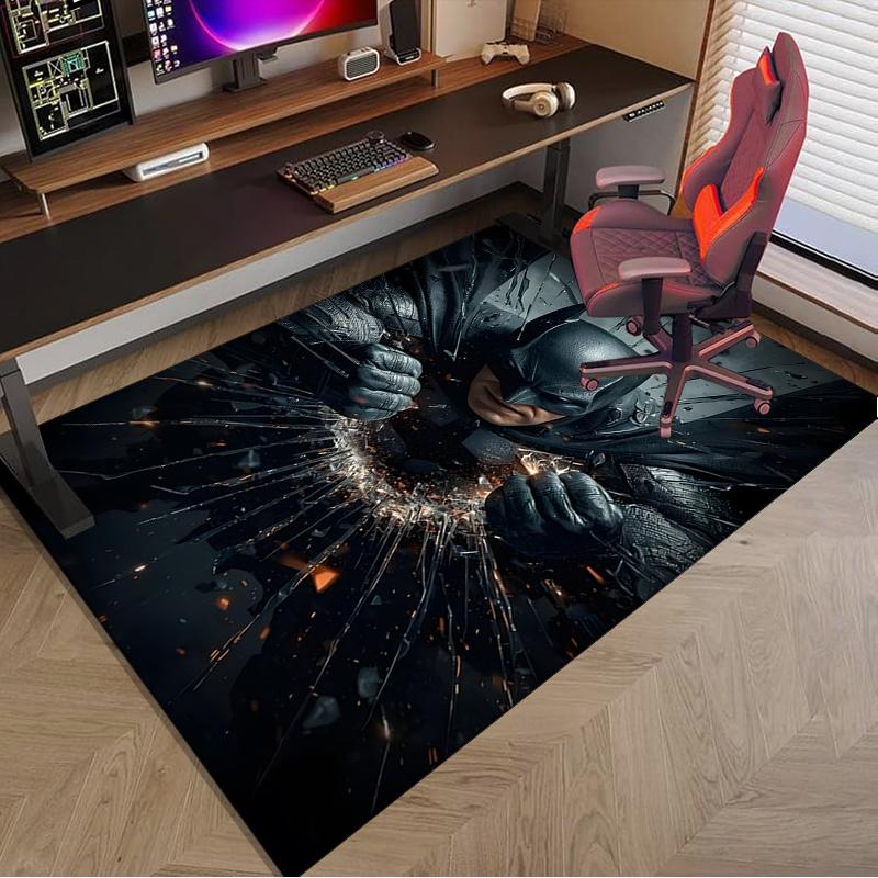 1PC Breaks Through Bat Rug Game Carpet, Floor Mat for Bedroom Living Room Entryway Rug, Home Decor Idea Gift for Christmas birthday