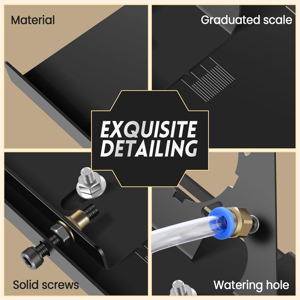 Úhlová bruska typu 100 Stojanový držák pro 45stupňové zkosení dlaždic Nastavitelné sedlo řezačky dlaždic pro řezání a zkosení dlaždic a kamene