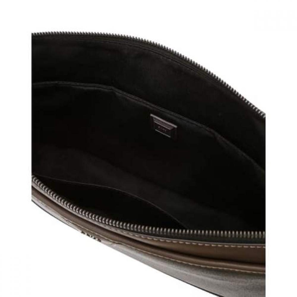 Daks Black Cowhide Crossbody Bag With Logo Dbba6f041bk