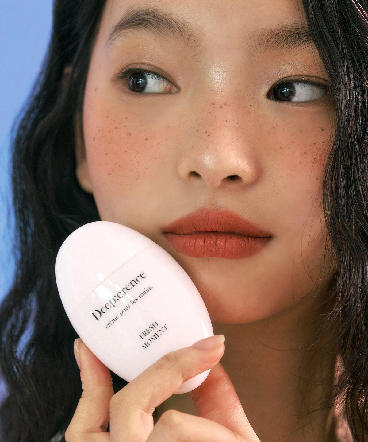 Perfume Hand Cream 50ml (Select 1: Rose/Citrus/Basil Scent) Fresh Moment