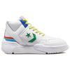 Converse Weapon CX Viva Las Vegas Leather Trendy Mid-Top Vintage Basketball Shoes Unisex White Green
