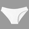 Cotton Thongs for Women Low Rise Sexy Ribbed No Show Ladies Panties Soft Breathable