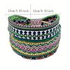 Bohemian Style Wide Headband for Women -Lightweight Yoga Exercise Headband with Vintage Print Design Headband