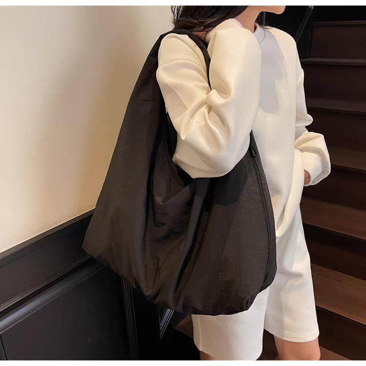 Casual Tote Bag Women s Simple Korean Shoulder Fashionable All-matching Large Capacity Commuting Underarm Trendy 58x13x32