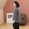 Shiz MAdAm A Line jAcket Long Sleeve Houndstooth For Mom J31759