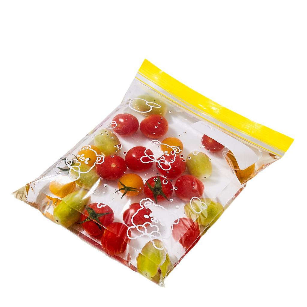 40Pcs Refrigerator Frozen Fresh-keeping Bag Household Food Grade Kitchen Storage Bag Sealed Bag Food Self-sealing Bag