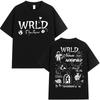 The Rose Once Upon AWRLD World Tour 2025 Men's and Women's T-shirts, Kpop Hip Hop2025 Summer Pure Cotton 100% Printed T-shirts