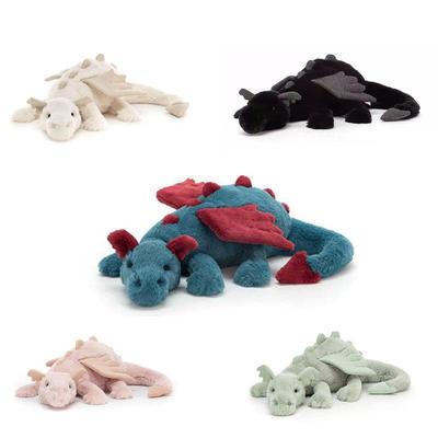 Rainbow Sky Flying Dragon Plush Toy - Funny Jelly Snow Dragon Pillow Gift