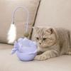 Tumbler Cat Leakage Food Toy Fish Shape Interactive Cat Toy Pet Puzzle Toy  Playing Entertainment