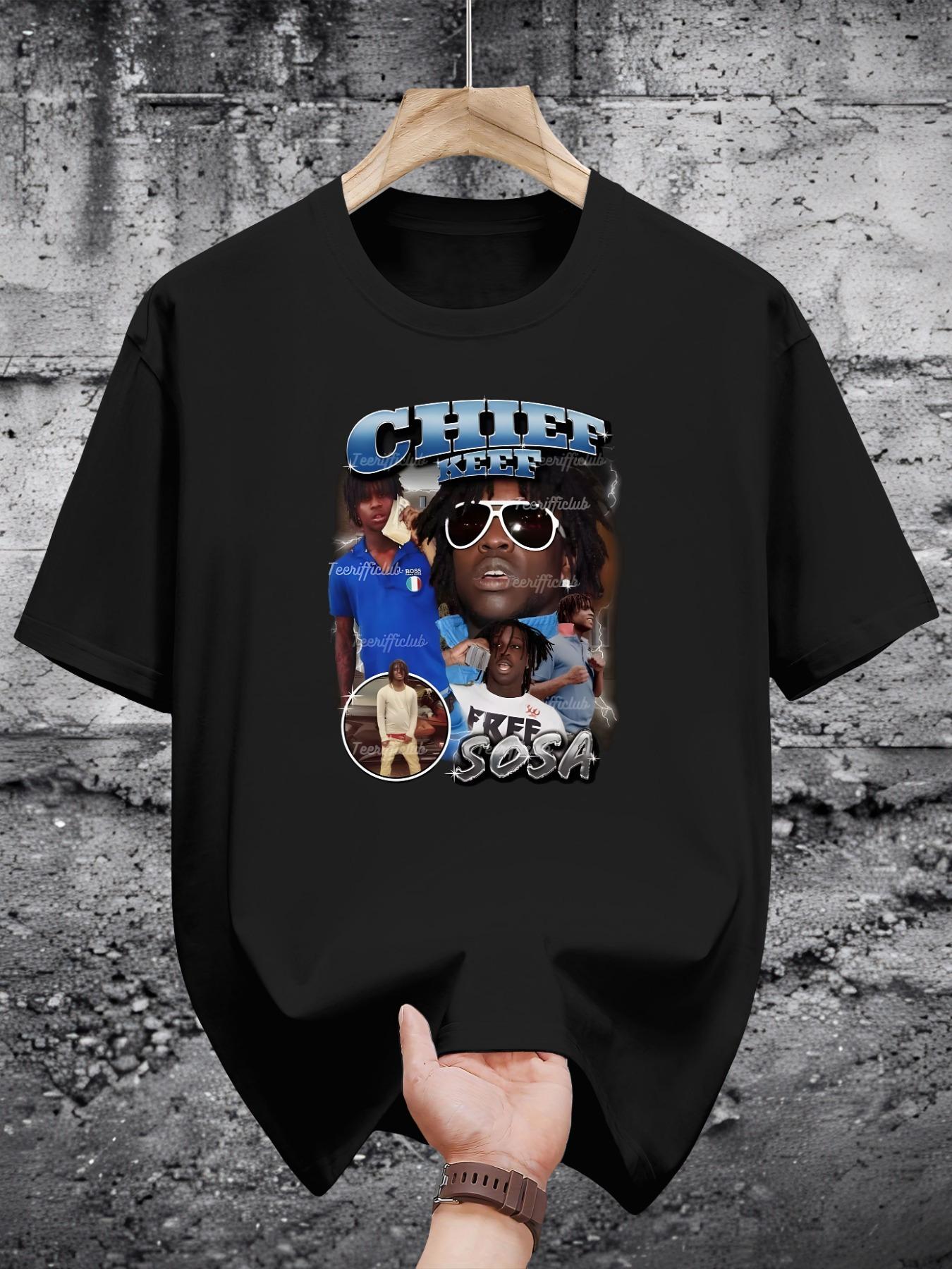 Navy Blue Graphic Print T-shirt - Chief of The Tribe Design XXXL
