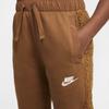 Nike Knitted Sports Pants Club Casual Soft Comfortable Warm Kids Bottoms Light-British-Brown HQ4884281