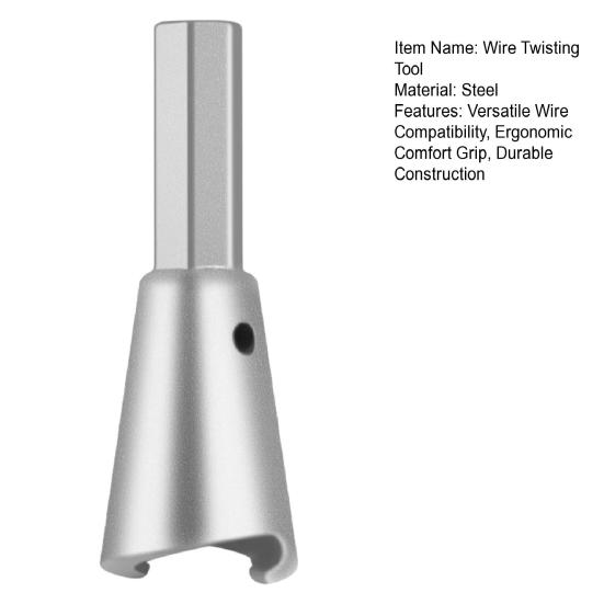 Wire Twisting Tool 1/4 Inch Hex Shank Multi-Functional Wire Stripping Twisting Tool Electrical Wire Nut Twister