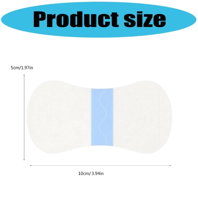10 Pieces Clear Invisible Neck Support Patches Sweatproof Convenient Easy Application Gentle On Skin