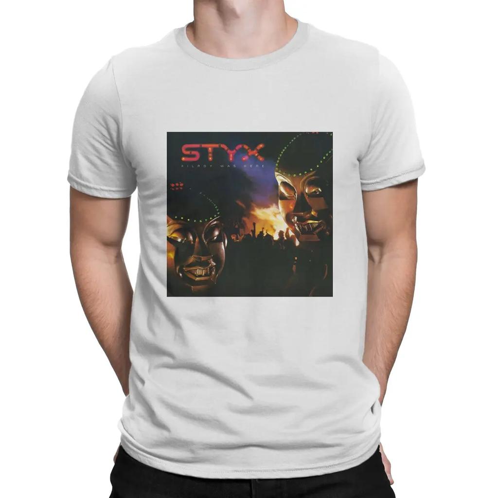 Kilroy Was Here T-Shirt für Baumwolle Einzigartige T-Shirts Rundhals STYX T-Shirt Kurzarm Oberteile 4XL 5XL 6XL Unisex