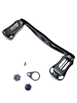 Replacement Baitcasting Reel Double Handle Assembly for and Bluefish Customizable Knob, Lightweight, Universal, Required, Sea, River, Fishing,