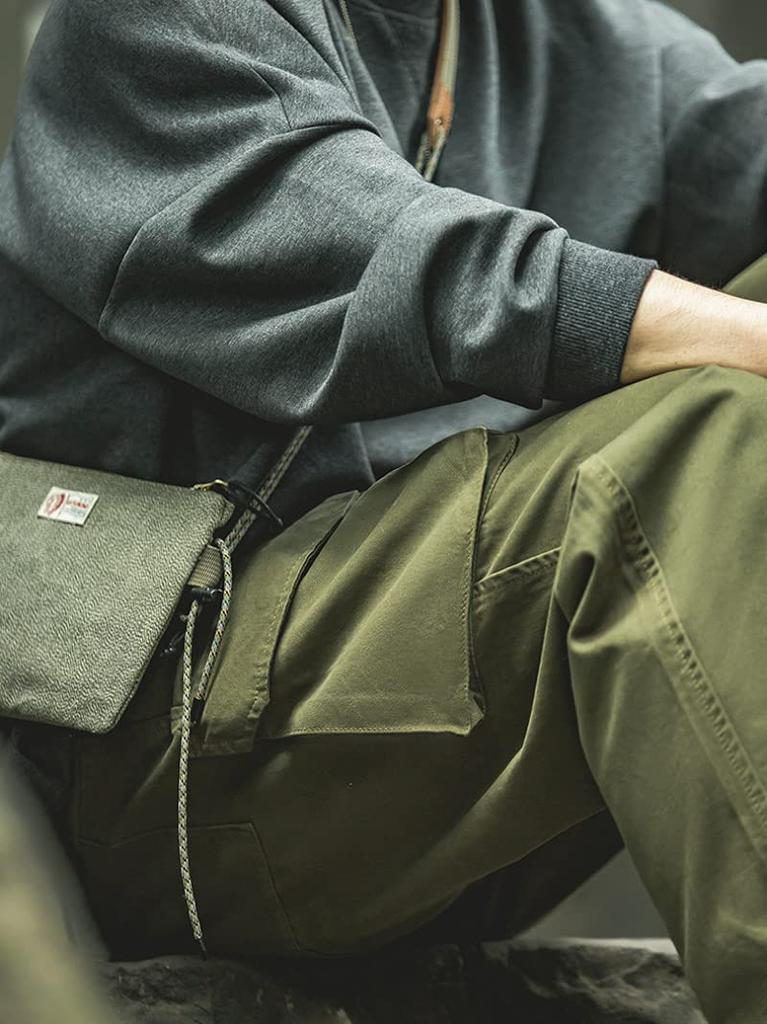 NORMEN Britische Marine Kampfhose Cargohose Stretch Light Twill Royal Navy Easy Pants [NNNORMEN] (Grün, XL)