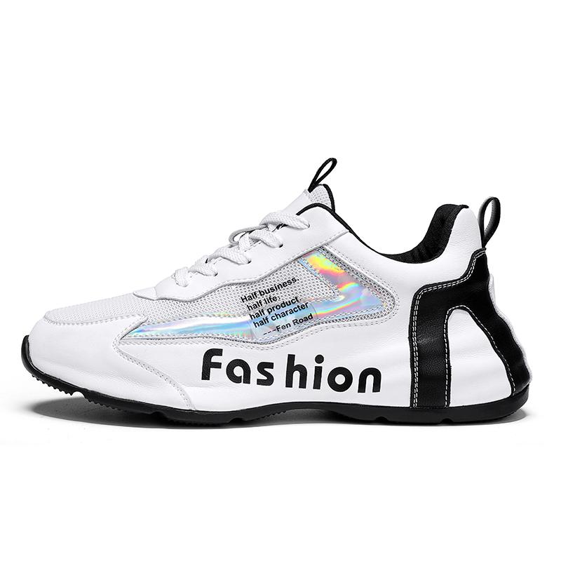 

Мужская новая кожаная спортивная обувь на открытом воздухе, повседневная обувь, деловая кожаная обувь для доски 44