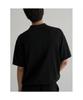 8SECONDS Lecture Cotton Collared Neck Short Sleeve Knit Black